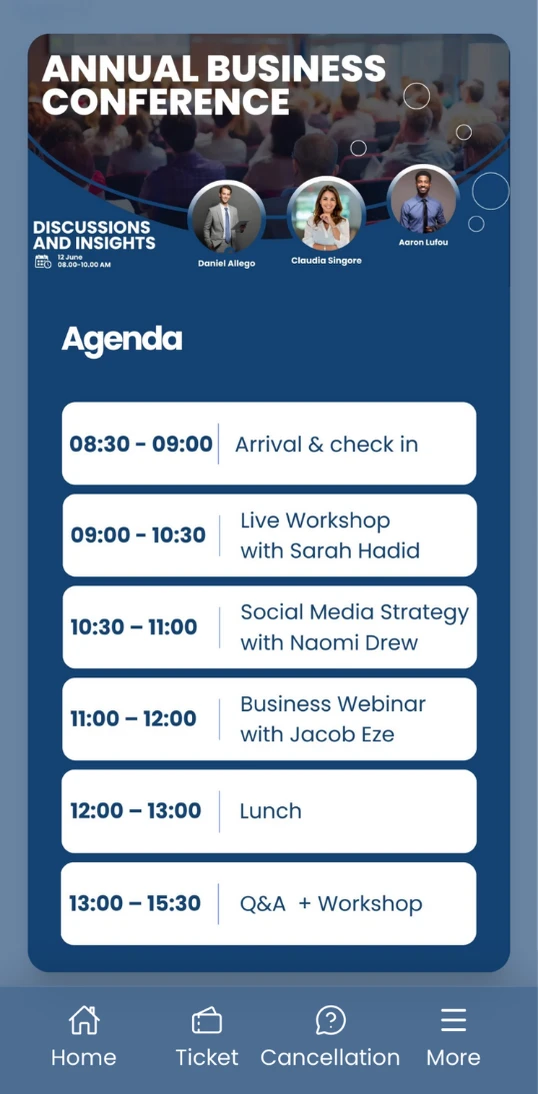 Treffio mobile app screenshot 1