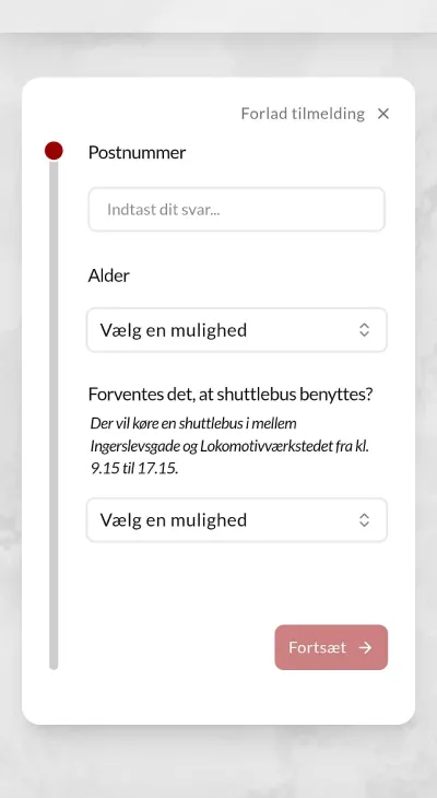 Treffio mobile registration
